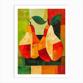 Two Pears 2 Art Print