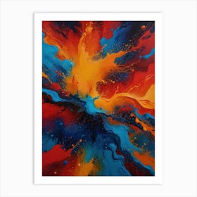 Abstract Painting 18 Art Print