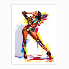 Fashion Model AI - High Fashion Art Print