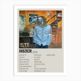 Xingba Hozier By Hozier Singer Music Cover Poster 2 Art Print