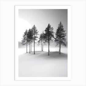 Swedish Winter Landscape Art Print