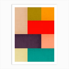 Contemporary modern geometry 15 Art Print