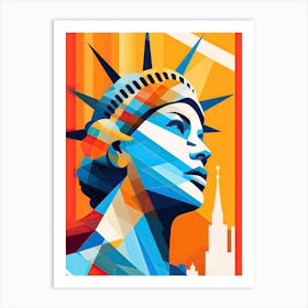 Liberty In New York City, Pop art Art Print