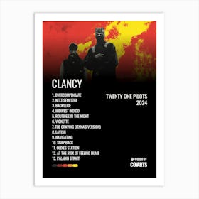 Clancy Twenty One Pilots - Album Poster Art Print