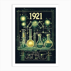 Aihrgdesign A Vintage Scientific Poster Celebrating The Disco 08a8bfd1 61b3 4a88 9332 8c3f85b86c3d 0 Art Print