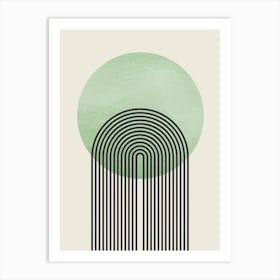 Circles and lines 12 1 Art Print