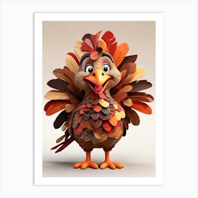 Thanksgiving Turkey Art Print