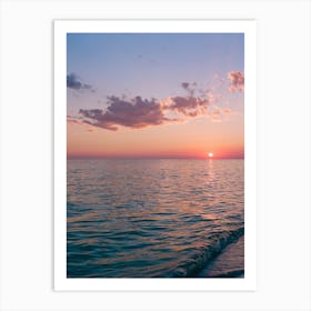 Florida Ocean Sunset Ii Art Print