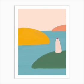 Bear On A Hill Art Print