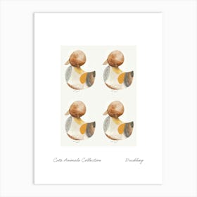 Cute Animals Collection Duckling 4 Art Print