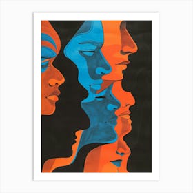 Woman'S Face 60 Art Print