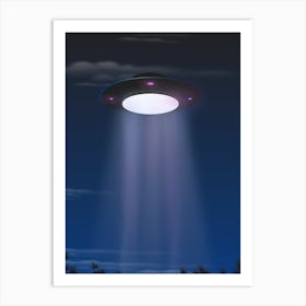 Alien Spaceship Unidentified Flying Object Art Print