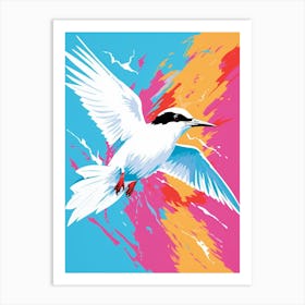 Andy Warhol Style Bird Common Tern 4 Art Print