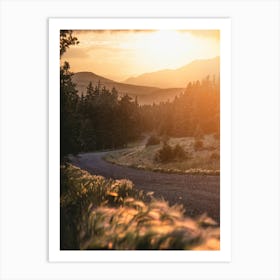 New Mexico Mountain Sunset - Nature Photography Art Print