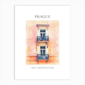 Prague Travel And Architecture Poster 3 Art Print
