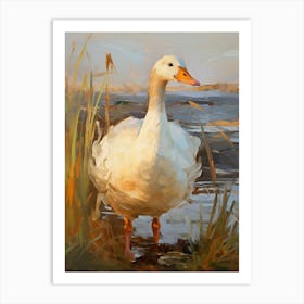 Bird Painting Goose 4 Art Print
