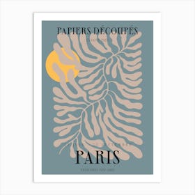 Papier Decoupes Paris Art Print Art Print