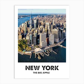 New York, City, Landscape, Cityscape, Art, Wall Print Art Print