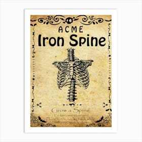 Acme Iron Spine Art Print