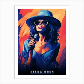 Diana Ross 1 Art Print