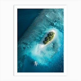 Island In The Maldives 18 Art Print