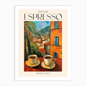 Perugia Espresso Made In Italy 2 Poster Art Print