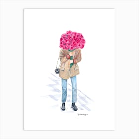 Blazer Place Concorde and Peonies Art Print