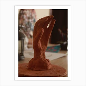 Clay Sculpture Art Print