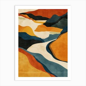 Abstract Landscape Painting 6 Art Print