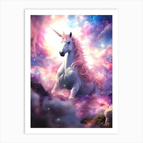 Unicorn In The Sky 2 Art Print