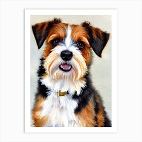 Glen Of Imaal Terrier 5 Watercolour Dog Art Print