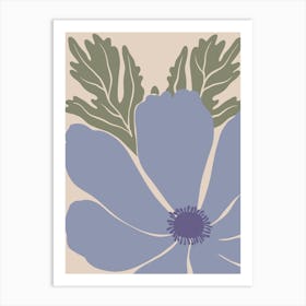 Blue Poppy 1 Art Print