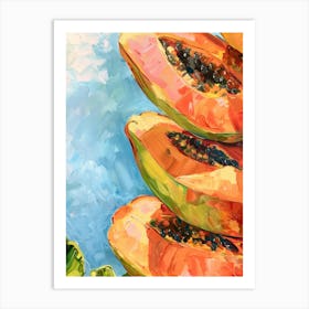 Papaya 13 Art Print