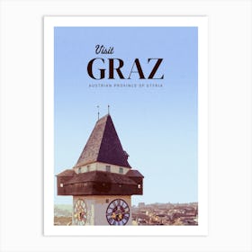 Visit Graz Art Print