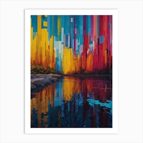 Abstract Cityscape 5 Art Print