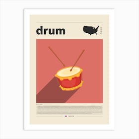 Drum Art Print