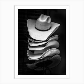 Cowboy Hats Art Print
