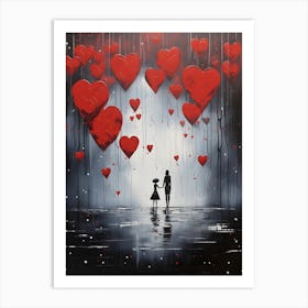 Love Rain 5 Art Print