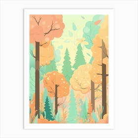 Autumn Forest Graphic Art Print