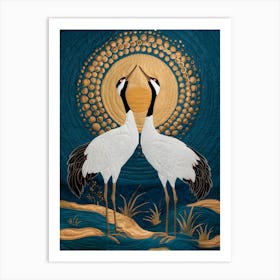 Cranes 2 Art Print