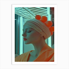 Neon Turban Art Print