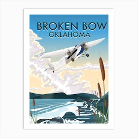 Broken Bow Oklahoma Art Print