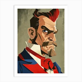 Portrait Of A Man 14 Art Print