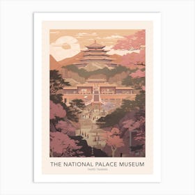 The National Palace Museum Taipei Taiwan Travel Poster Art Print