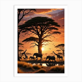 Wild Savannah Art Print