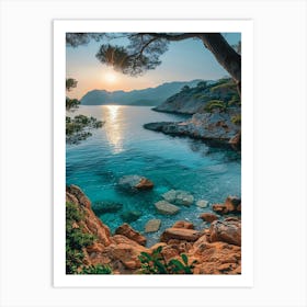 Sunset In Croatia 13 Art Print