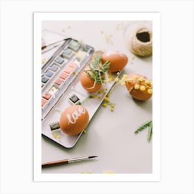 Easter Eggs 121 Art Print