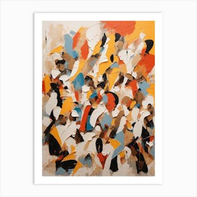 Abstract People Art Print