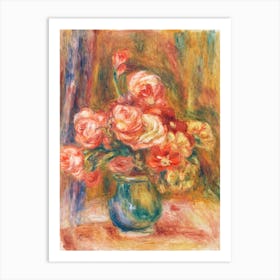 Vase of Roses (c. 1890–1900), Pierre Auguste Renoir Art Print