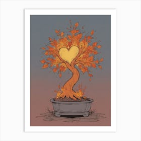 Heart Tree Art Print